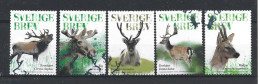 Sweden 2016 Fauna Y.T. 3124/3128 (0) - Used Stamps