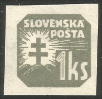 810 Slovensko Slovakia 1941 Newspaper Journaux 1ks Armoiries Arms MH * Neuf (SLK-69) - Usati