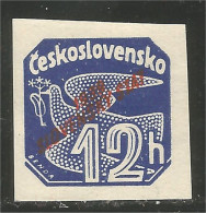 810 Slovensko Slovakia 1939 Newspaper Journaux 12h Bleu Pigeon Colombe Dove Taube MH * Neuf (SLK-64a) - Used Stamps