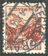 810 Slovensko Slovakia 1940 30h Church Javorina Eglise (SLK-44a) - Used Stamps