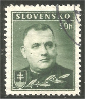 810 Slovensko Slovakia 1939 Dr Josef Tiso Catholic Priest (SLK-42a) - Oblitérés