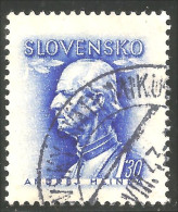 810 Slovensko Slovakia 1943 Andrej Hlinka (SLK-25b) - Oblitérés