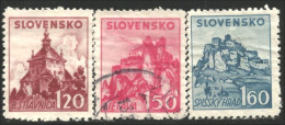 810 Slovensko Slovakia 1941 Chateaux Slovaques Slovakian Castles (SLK-12) - Castillos