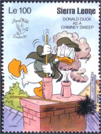 806 Sierra Leone Donald Duck Chimney Sweeper Ramoneur MNH ** Neuf SC (SIE-47a) - Christmas