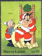 806 Sierra Leone Pere Noel Santa Claus MNH ** Neuf SC (SIE-28a) - Christmas