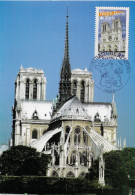 France 2004 Y&T 3705, Carte Maximum. Cathédrale Notre-Dame De Paris - Iglesias Y Catedrales