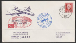 1976, Sabena, First Flight Cover, Amsterdam - Alger/Algiers, Feeder Mail - Correo Aéreo