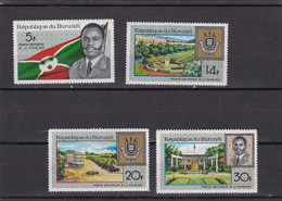 Burundi Nº 252 Al 255 - Unused Stamps