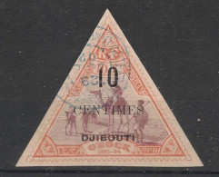 COTE DES SOMALIS - 1902 - N°YT. 33 - Méhariste 10c Sur 10f Orange - Oblitéré / Used - Usati