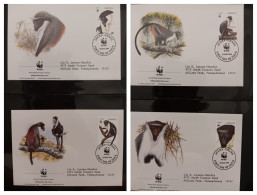 O) 1994 GHANA, WWF - WORLD WILDLIFE FUND, DIANA MONKEY. FDC XF - Ghana (1957-...)