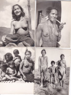 11 Photos 1920 Montagnards D'Indochine Moïs Moï Femmes Nues Nude Fille Nue Seins Nus Montagnard Vietnam Ethnies Ethnie - Asie