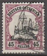 Deutsch OstAfrika   .    Michel   .    36    .   Mit Wasserzeichen    .     O        .    Gestempelt - German East Africa