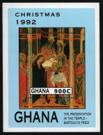 Ghana 1992 - Mi-Nr. Block 208 ** - MNH - Gemälde / Paintings - Weihnachten - Ghana (1957-...)