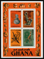 Ghana 1994 - Mi-Nr. Block 242 ** - MNH - Kunsthandwerk - Ghana (1957-...)
