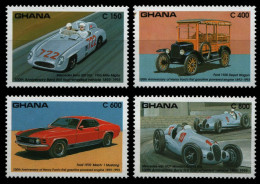 Ghana 1993 - Mi-Nr. 1816-1819 ** - MNH - Autos / Cars - Ghana (1957-...)
