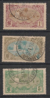 COTE DES SOMALIS - 1909 - N°YT. 67 - 69 - 70 - Tadjourah 1c / 4c / 5c - Oblitéré / Used - Usati