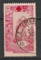 COTE DES SOMALIS - 1915 - N°YT. 100 - Croix-Rouge - Oblitéré / Used - Gebruikt
