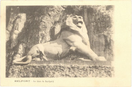 CPA  BELFORT - Le Lion De Bartholdi - Dos Non Divisé - Belfort – Le Lion