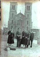 Sanctuaire De Notre Dame De La Salette - Pelerins - Diapositivas De Vidrio