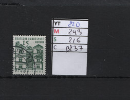 P. FIXE Obl  220 YT 243 MIC 216 SCO B237 GIB Château De Tegel 1964-65  *Berlin* 75/02 - Gebruikt