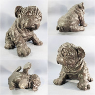 + STATUE CHIEN EN BRONZE @ Animal - Brons