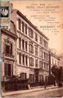 CPA - SELECTION -  NICE  -   Hotel Saint Georges - 7, Avenue Clémenceau (état) - Pubs, Hotels And Restaurants