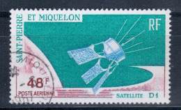 St. Pierre And Miquelon 1966 Mi# 415 Used - French Satellite D-1 / Space - América Del Norte