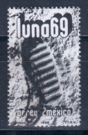 Mexico 1969 Mi# 1310 Used - Man's 1st Landing On The Moon / Space - América Del Norte