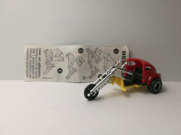 Kinder :  660787   California Dream Trikes 1997 - Beetle 1 - Chrom Glänzend + BPZ - Steckfiguren