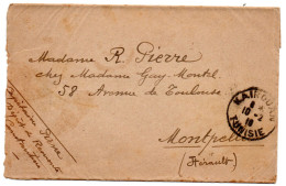 TUNISIE - KAIROUAN - 1918 - ENVELOPPE . - Algemene Zegels