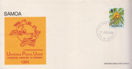 Samoa Overprinted Stamp On FDC - Fruit