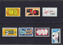 Cuba Nº 550 Al 552 Y A217 Al A220 - Unused Stamps