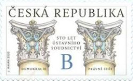 ** 1063 Czech Republic Constitutional Justice -100 Anniversary 2020 - Unused Stamps