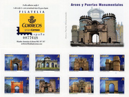 Spain - 2012 - Triumphal Arches And City Gates - Mint Self-adhesive Stamp Booklet - Folletos/Cuadernillos