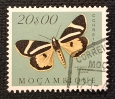 MOZPO0407U5 - Mozambique Butterflies - 20$00 Used Stamp - Mozambique - 1953 - Mosambik