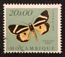 MOZPO0407U8 - Mozambique Butterflies - 20$00 Used Stamp - Mozambique - 1953 - Mozambique