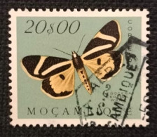 MOZPO0407U9 - Mozambique Butterflies - 20$00 Used Stamp - Mozambique - 1953 - Mosambik
