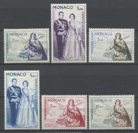 MONACO 1960 PA 73/78 ** Neufs MNH Superbes C 130 € Sainte Dévote Patronne De La Principauté Couple Princier - Posta Aerea