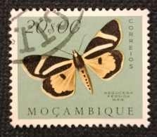 MOZPO0407UA - Mozambique Butterflies - 20$00 Used Stamp - Mozambique - 1953 - Mozambique