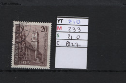 P. FIXE Obl  210 YT 233 MIC 210 SCO B227 GIB Schöneberg 1964 *Berlin* 75/01 - Oblitérés