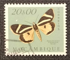 MOZPO0407UF - Mozambique Butterflies - 20$00 Used Stamp - Mozambique - 1953 - Mozambique