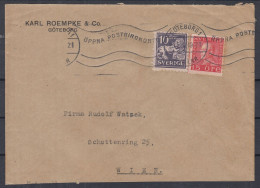 ⁕ Sweden 1921 ⁕ Göteborg - Wien ⁕ Used Cover - Lettres & Documents