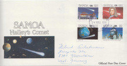 Samoa Set On Used FDC - Astronomie