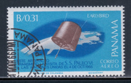 Panama 1966 Mi# 867 A Used - Short Set - Pope Paul VI, Visit To UN / Earlybird Satellite / Space - North  America