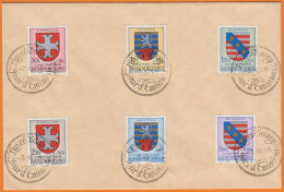 FDC  Du LUXEMBOURG  Le 3 XII 1958  Série  Avec  6 Valeurs Y.et.T.  553 à 558 - FDC