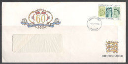 United Kingdom Of Great Britain. FDC Sc. 1137. 60th Birthday Of Queen Elizabeth II. Queen Elizabeth In 1928, 1942, 1952 - 1981-1990 Decimal Issues