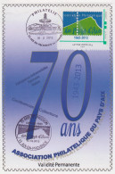 Carte  Maximum   FRANCE   70éme  Anniversaire  Association  Philatélique  Du  Pays  D' AIX  EN  PROVENCE   2013 - Sonstige & Ohne Zuordnung