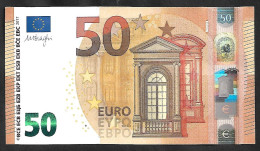 Greece  "Y" 50  EURO ! Draghi  Signature!! UNC  (from Bundle) "Y" Printer  Y002H4 !! - 50 Euro