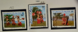 Polynésie Française - 1981 - Série N° 165/166/167 Oblitérés - Used Stamps