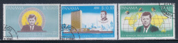 Panama 1966 Mi# 938-940 A Used - John F. Kennedy, 3rd Death Anniv. / Space - Panamá